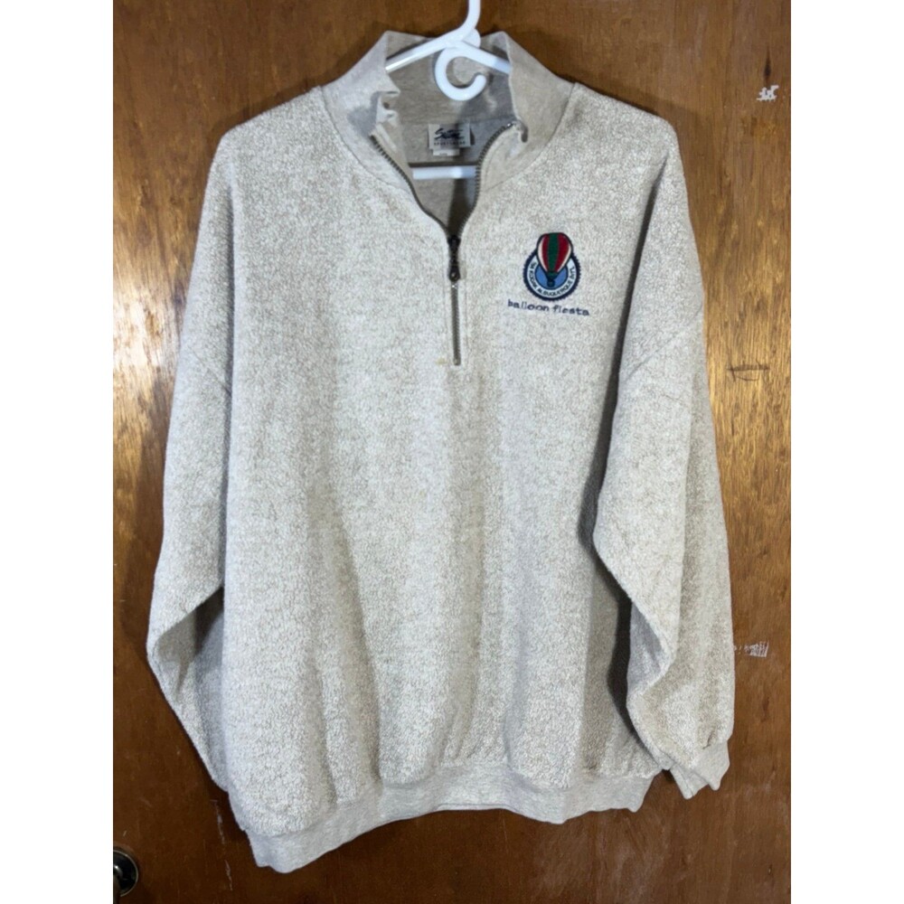 Vintage 1998 Albuquerque New Mexico Balloon Fiesta Quarter Zip Jacket‎ XL USA